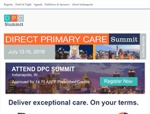 Tablet Screenshot of dpcsummit.org